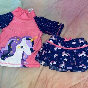 Toddler girl bathing suit 2 piece